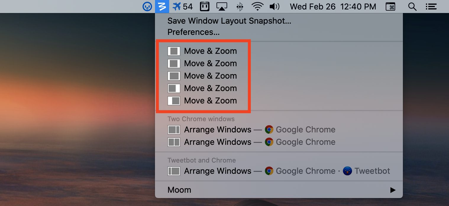 in microsoft word for mac the screen size is small and won